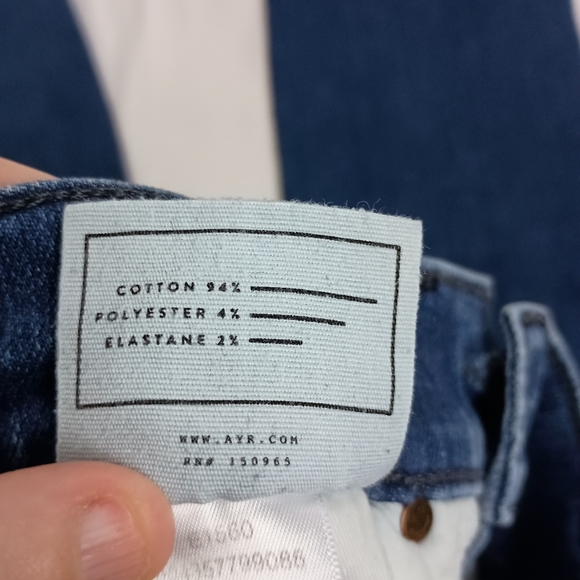 AYR THE CHILLER Classic Blue Denim Designer Jeans (#1,411) - Picture 3 of 7